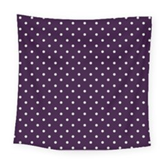 Little  Dots Purple Square Tapestry (large)