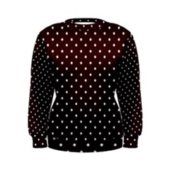 Little  Dots Maroon Women s Sweatshirt by snowwhitegirl