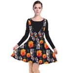 Girl With Roses And Anchors Black Other Dresses