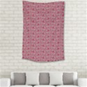Retro Red Pattern Small Tapestry View2