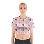 Candy Popsicles Pink Cotton Crop Top