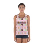 Candy Popsicles Pink Sport Tank Top 
