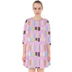 Candy Popsicles Pink Smock Dress