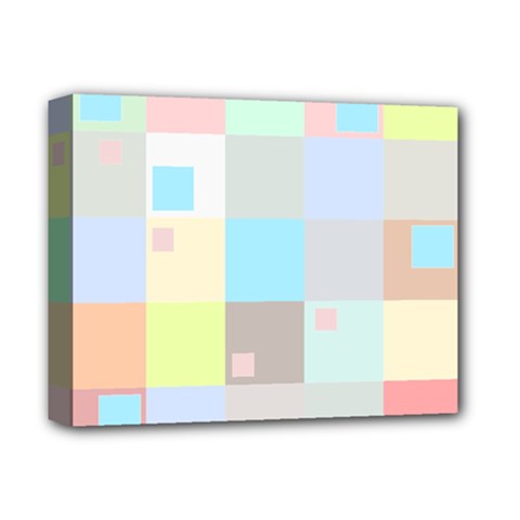 Pastel Diamonds Background Deluxe Canvas 14  X 11  (stretched)