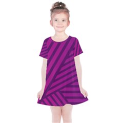 Pattern Lines Stripes Texture Kids  Simple Cotton Dress
