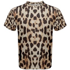 Pattern Leopard Skin Background Men s Cotton Tee by Sapixe