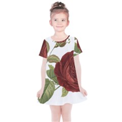 Rose 1077964 1280 Kids  Simple Cotton Dress by vintage2030