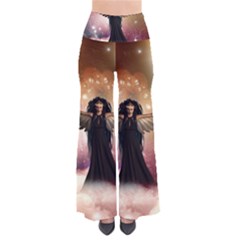 Awesome Dark Fairy In The Sky Women s Chic Palazzo Pants by FantasyWorld7