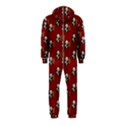 Panda With Bamboo Red Hooded Jumpsuit (Kids) View2
