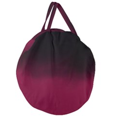 Ombre Giant Round Zipper Tote by Valentinaart