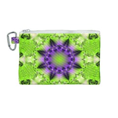 Abstract Background Art  Pattern Canvas Cosmetic Bag (medium)