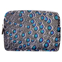Peacock Pattern Close Up Plumage Make Up Pouch (medium) by Celenk
