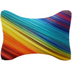 Rainbow Seat Head Rest Cushion by NSGLOBALDESIGNS2