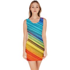 Rainbow Bodycon Dress by NSGLOBALDESIGNS2