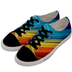 Rainbow Men s Low Top Canvas Sneakers by NSGLOBALDESIGNS2