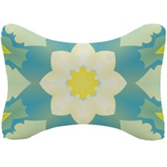 Pattern Flower Abstract Pastel Seat Head Rest Cushion by Simbadda