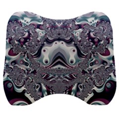 Pattern Fractal Art Artwork Design Velour Head Support Cushion by Simbadda