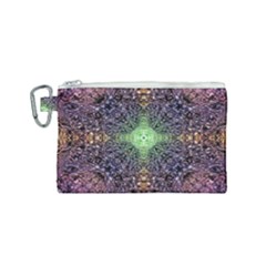 Mandala Carpet Pattern Geometry Canvas Cosmetic Bag (small) by Simbadda