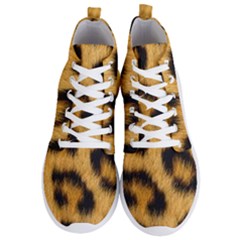Animal Print Leopard Men s Lightweight High Top Sneakers by NSGLOBALDESIGNS2