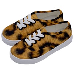 Animal Print Leopard Kids  Classic Low Top Sneakers by NSGLOBALDESIGNS2