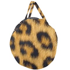 Animal Print Giant Round Zipper Tote by NSGLOBALDESIGNS2