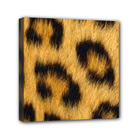 Animal Print 3 Mini Canvas 6  X 6  (stretched) by NSGLOBALDESIGNS2