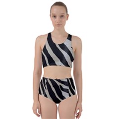 Zebra Print Racer Back Bikini Set by NSGLOBALDESIGNS2