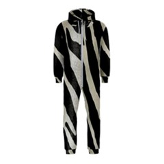 Zebra Print Hooded Jumpsuit (kids) by NSGLOBALDESIGNS2