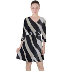 Zebra Print Ruffle Dress by NSGLOBALDESIGNS2