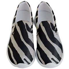 Zebra Print Men s Lightweight Slip Ons by NSGLOBALDESIGNS2