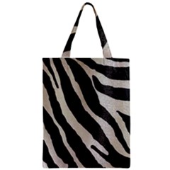 Zebra 2 Print Zipper Classic Tote Bag by NSGLOBALDESIGNS2