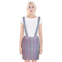 Broken Tv Screen Braces Suspender Skirt by dressshop