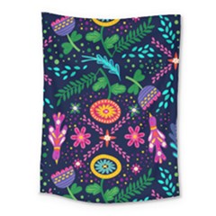 Colorful Pattern Medium Tapestry by Hansue