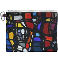 Art Bright Lead Glass Pattern Canvas Cosmetic Bag (xxxl) by Nexatart