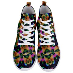 Butterfly Color Pop Art Men s Lightweight High Top Sneakers by Nexatart