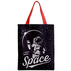 Universe Space Astronaut Zipper Classic Tote Bag by walala