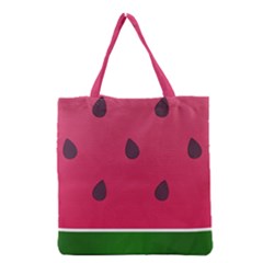 Watermelon Fruit Summer Red Fresh Grocery Tote Bag by Nexatart