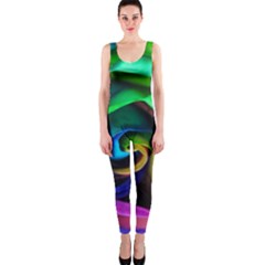 Rainbow Rose 17 One Piece Catsuit by bloomingvinedesign