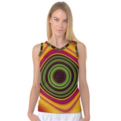 Digital Art Background Yellow Red Women s Basketball Tank Top by Sapixe