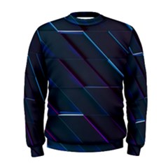 Glass Scifi Violet Ultraviolet Men s Sweatshirt by Sapixe