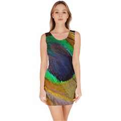 Bird Feather Background Nature Bodycon Dress by Sapixe