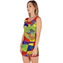 Abstract Art Structure Bodycon Dress View2