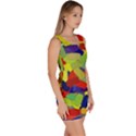 Abstract Art Structure Bodycon Dress View3