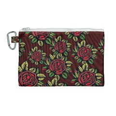 Seamless Tile Background Abstract Canvas Cosmetic Bag (large)