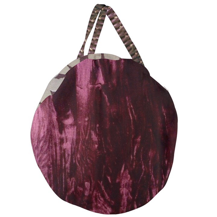 Wordsworth Red Mix 2 Giant Round Zipper Tote