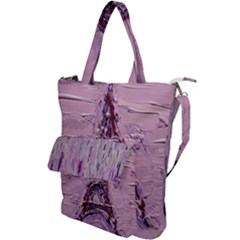 Ooh Lala Purple Rain Shoulder Tote Bag by arwwearableart