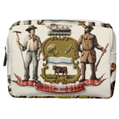 Historical Coat Of Arms Of Delaware Make Up Pouch (medium) by abbeyz71