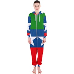 Flag Of Ogaden National Liberation Front Hooded Jumpsuit (ladies)  by abbeyz71