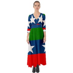 Flag Of Ogaden National Liberation Front Button Up Boho Maxi Dress by abbeyz71