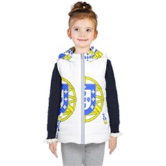 Proposed Flag Of Portugalicia Kid s Hooded Puffer Vest by abbeyz71